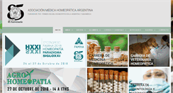 Desktop Screenshot of amha.org.ar
